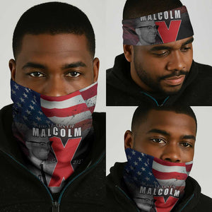 100 Years of Malcolm X Neck Gaiter His Legacy for Black LT15