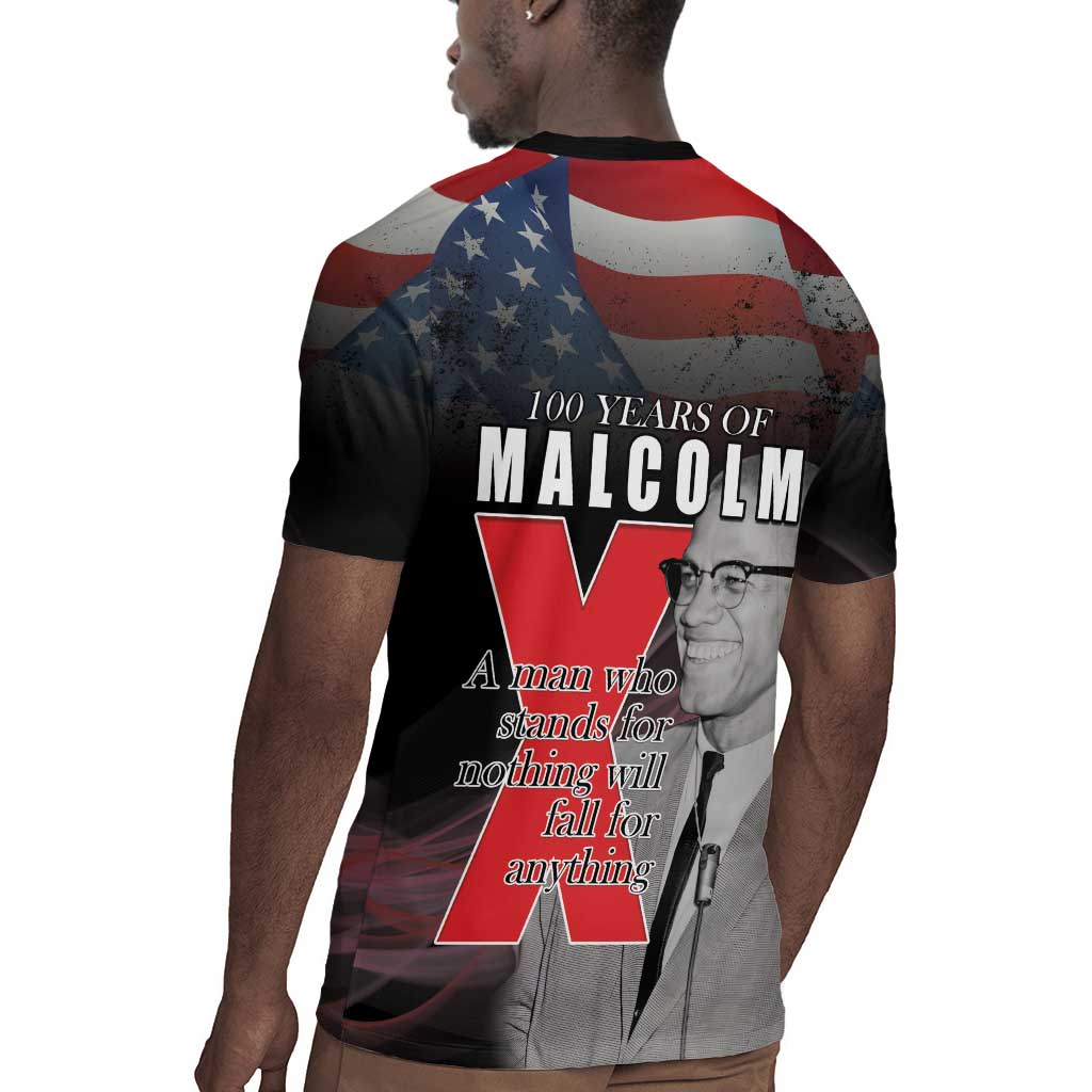 100 Years of Malcolm X Rugby Jersey His Legacy for Black