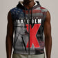 100 Years of Malcolm X Sleeveless Zip Hoodie His Legacy for Black - African Pride