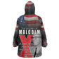 100 Years of Malcolm X Wearable Blanket Hoodie His Legacy for Black