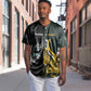 New Zealand vs South Africa Rugby Custom Baseball Jersey Maori - African Pattern