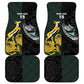 New Zealand vs South Africa Rugby Car Mats Maori - African Pattern