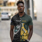 New Zealand vs South Africa Rugby Custom Polo Shirt Maori - African Pattern