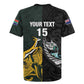 New Zealand vs South Africa Rugby Custom Rugby Jersey Maori - African Pattern