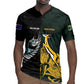 New Zealand vs South Africa Rugby Custom Rugby Jersey Maori - African Pattern