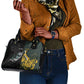 New Zealand vs South Africa Rugby Shoulder Handbag Maori - African Pattern