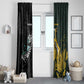 New Zealand vs South Africa Rugby Window Curtain Maori - African Pattern