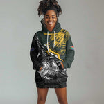 New Zealand vs South Africa Rugby Personalised Hoodie Dress Maori Kiwi With Springboks