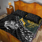 New Zealand vs South Africa Rugby Quilt Bed Set Maori Kiwi With Springboks
