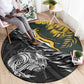 New Zealand vs South Africa Rugby Round Carpet Maori Kiwi With Springboks