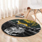 New Zealand vs South Africa Rugby Round Carpet Maori Kiwi With Springboks