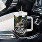 New Zealand vs South Africa Rugby Personalised Tumbler With Handle Maori Kiwi With Springboks