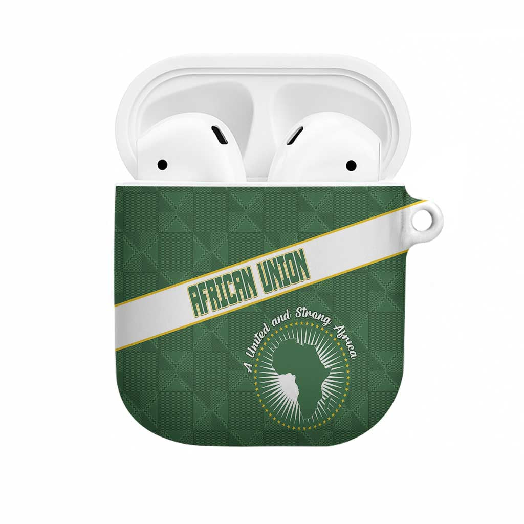 African Union Day AirPods Case Emblem With Kente Pattern