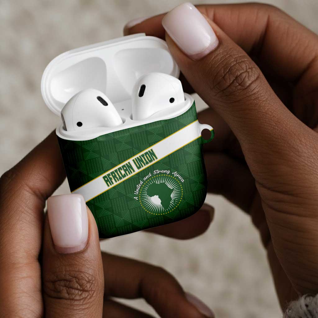 African Union Day AirPods Case Emblem With Kente Pattern