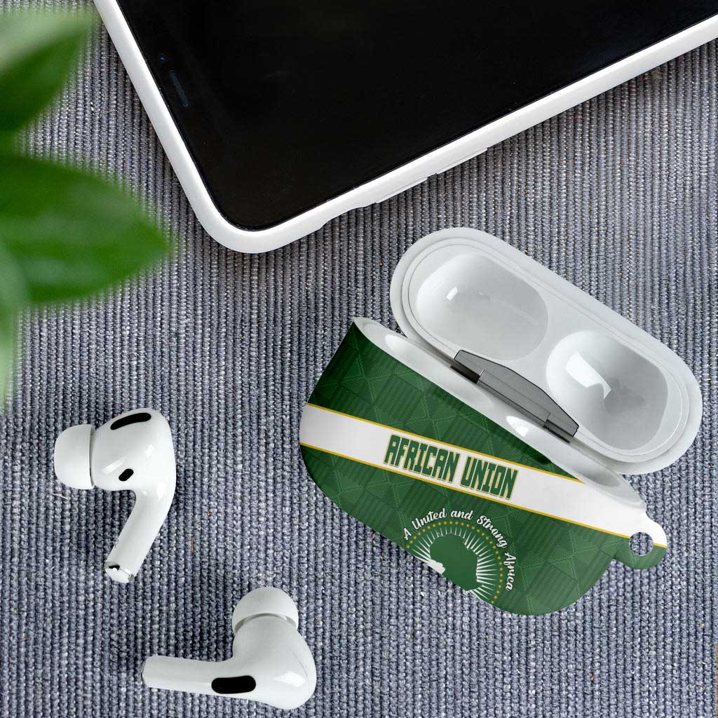 African Union Day AirPods Case Emblem With Kente Pattern