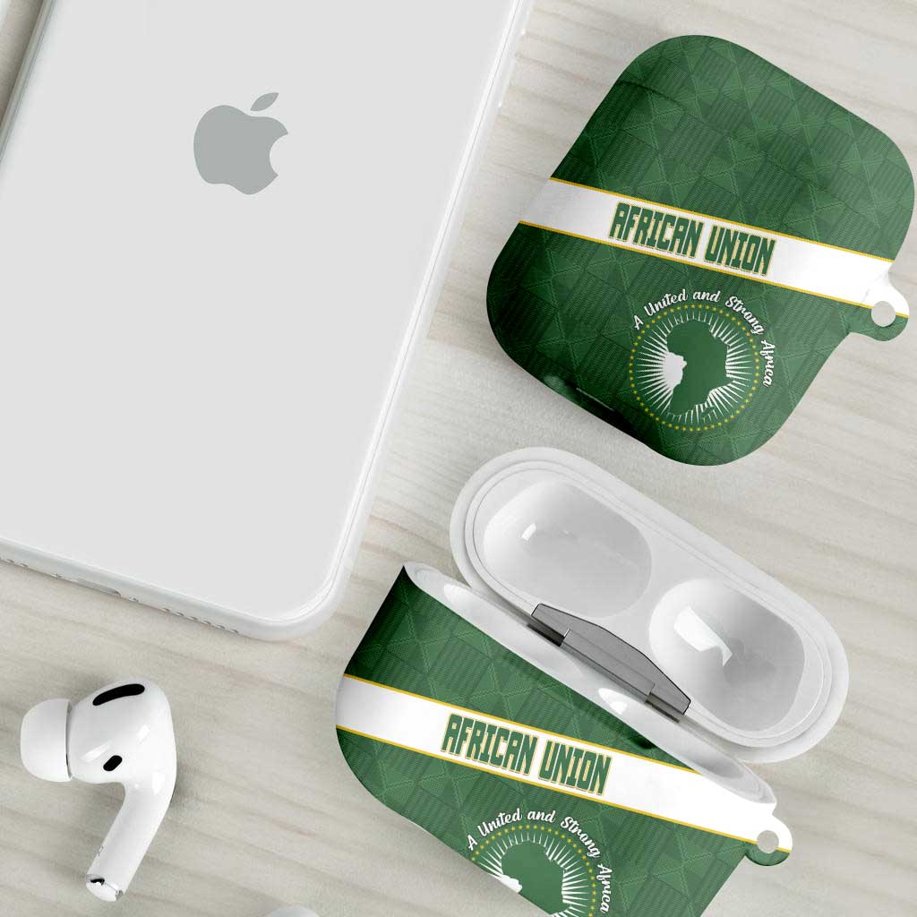 African Union Day AirPods Case Emblem With Kente Pattern