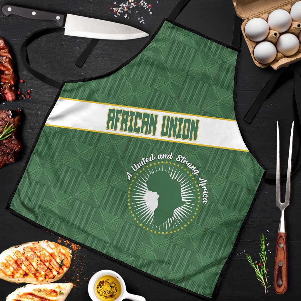 African Union Day Apron Emblem With Kente Pattern