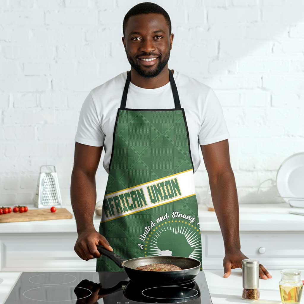 African Union Day Apron Emblem With Kente Pattern