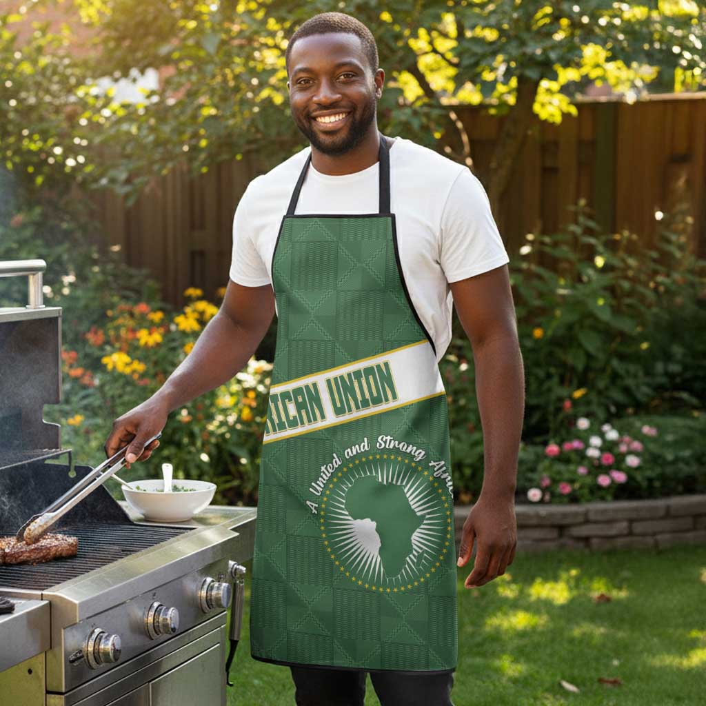 African Union Day Apron Emblem With Kente Pattern