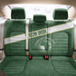 African Union Day Back Car Seat Cover Emblem With Kente Pattern - African Pride