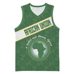 Personalized African Union Day Basketball Jersey Emblem With Kente Pattern LT15
