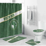 African Union Day Bathroom Set Emblem With Kente Pattern