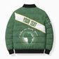 Personalized African Union Day Bomber Puffer Jacket Emblem With Kente Pattern