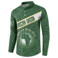 Personalized African Union Day Button Sweatshirt Emblem With Kente Pattern