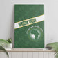 African Union Day Canvas Wall Art Emblem With Kente Pattern - African Pride
