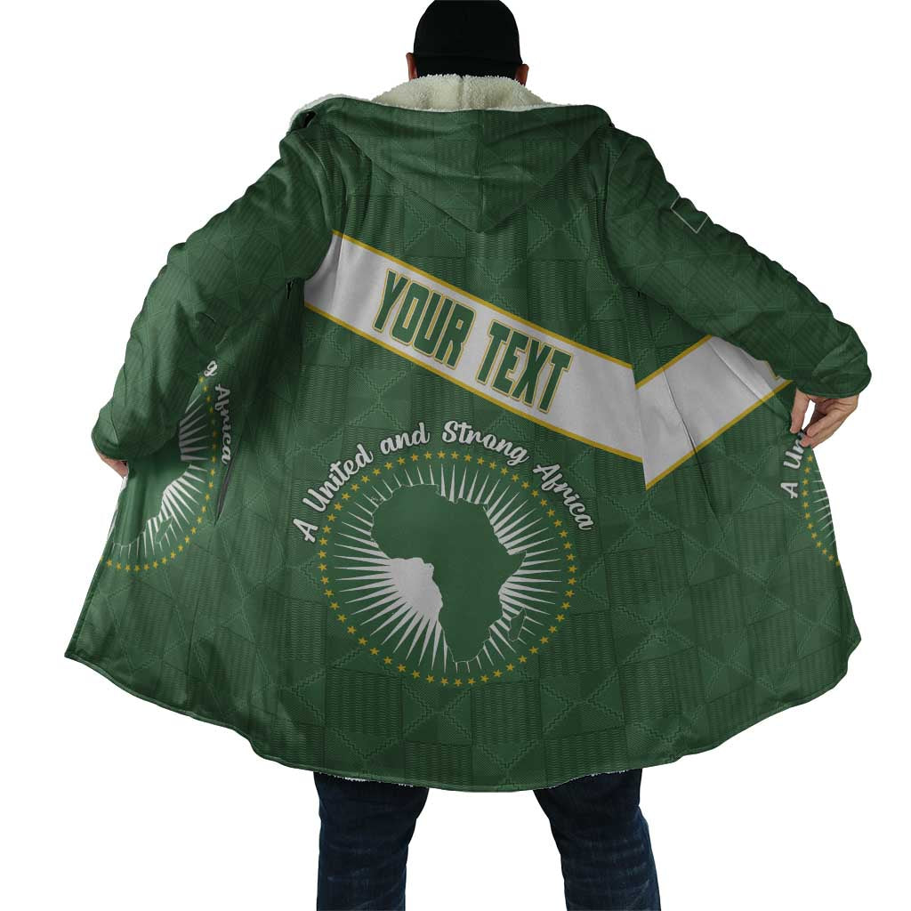 Personalized African Union Day Cloak Emblem With Kente Pattern