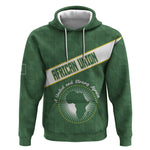 Personalized African Union Day Hoodie Emblem With Kente Pattern - African Pride