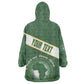 Personalized African Union Day Kid Wearable Blanket Hoodie Emblem With Kente Pattern - African Pride