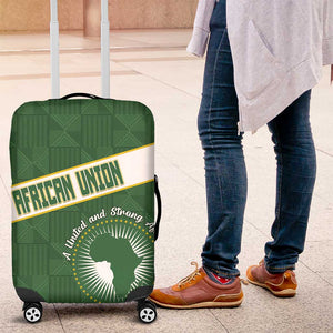 African Union Day Luggage Cover Emblem With Kente Pattern - African Pride