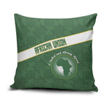 African Union Day Pillow Cover Emblem With Kente Pattern