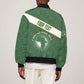 Personalized African Union Day Sleeve Zip Bomber Jacket Emblem With Kente Pattern - African Pride