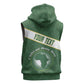 Personalized African Union Day Sleeveless Hoodie Emblem With Kente Pattern - African Pride