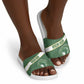 African Union Day Slide Sandals Emblem With Kente Pattern