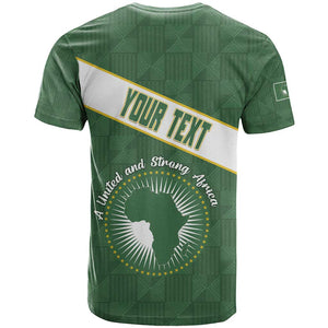 Personalized African Union Day T shirt Emblem With Kente Pattern - African Pride