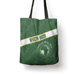African Union Day Tote Bag Emblem With Kente Pattern