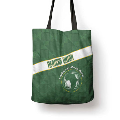 African Union Day Tote Bag Emblem With Kente Pattern