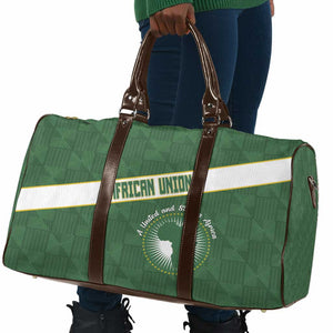 African Union Day Travel Bag Emblem With Kente Pattern