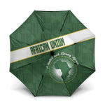 African Union Day Umbrella Emblem With Kente Pattern