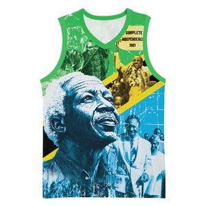 Tanzania Julius Nyerere Basketball Jersey One Nation - One People LT15