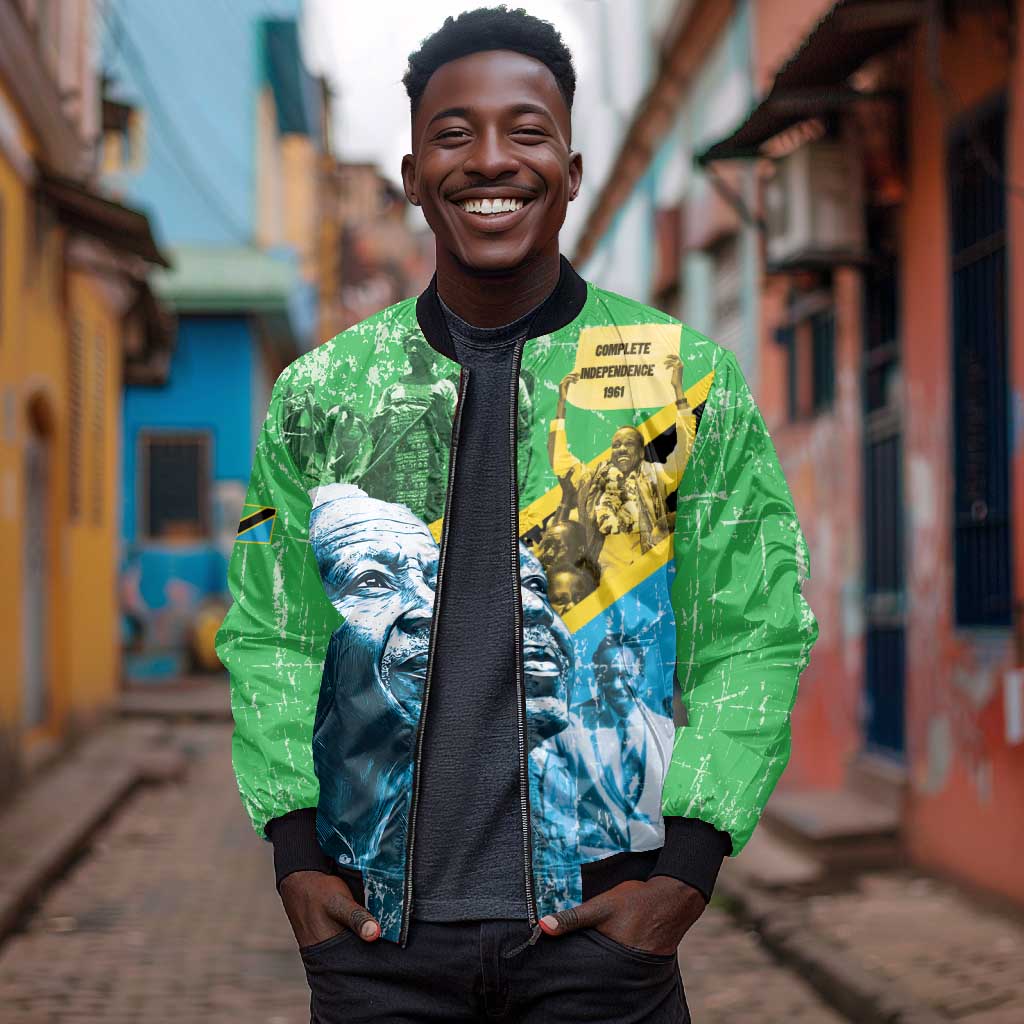 Tanzania Julius Nyerere Bomber Jacket One Nation - One People - African Pride