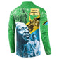 Happy Tanzania Nyerere Day Button Sweatshirt One Nation - One People