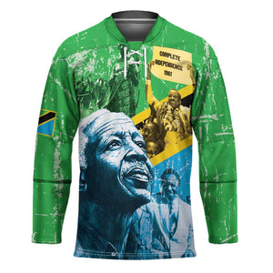 Happy Tanzania Nyerere Day Hockey Jersey One Nation - One People