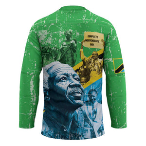 Happy Tanzania Nyerere Day Hockey Jersey One Nation - One People