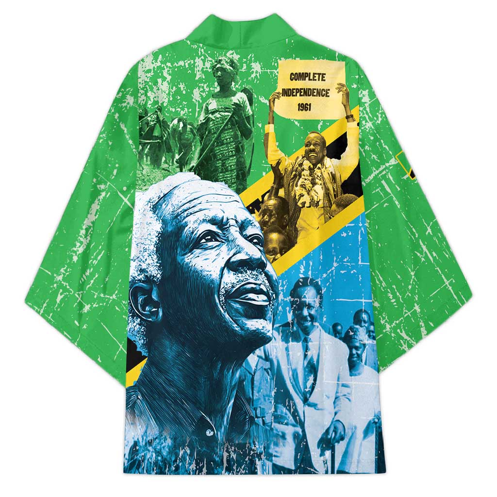 Happy Tanzania Nyerere Day Kimono One Nation - One People