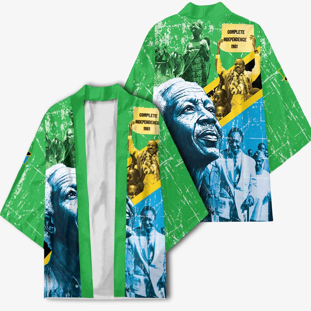 Happy Tanzania Nyerere Day Kimono One Nation - One People