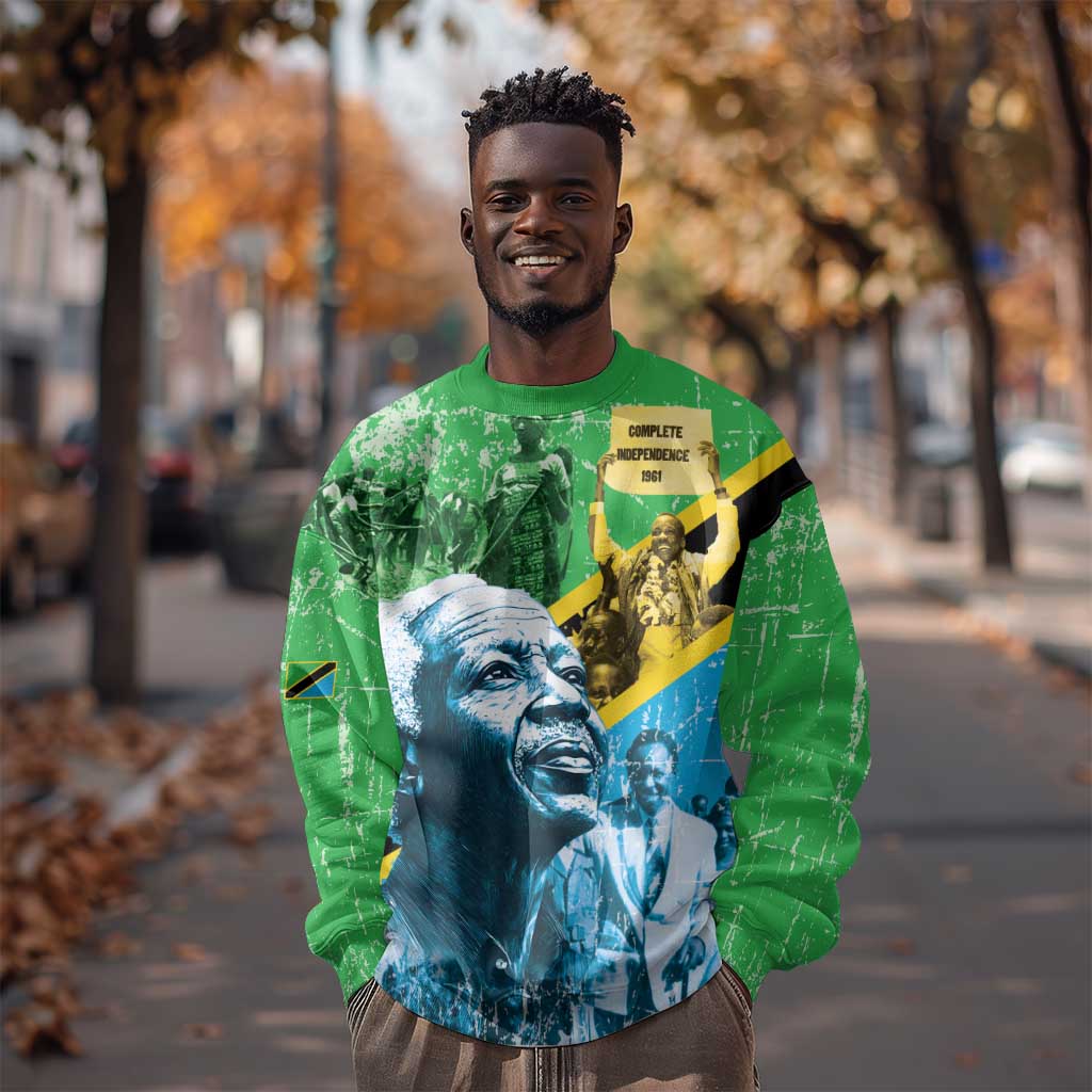Tanzania Julius Nyerere Sweatshirt One Nation - One People - African Pride